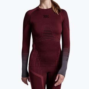 Dámská termo mikina X-Bionic Invent Graphics LS oxide red/x black
