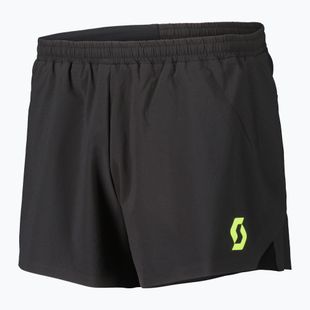 Pánské běžecké šortky SCOTT RC Run Split black/black yellow