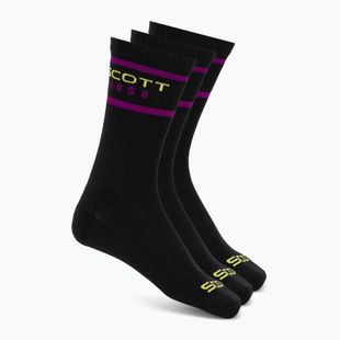 Ponožky SCOTT Retro Casual Crew 3 pairs black