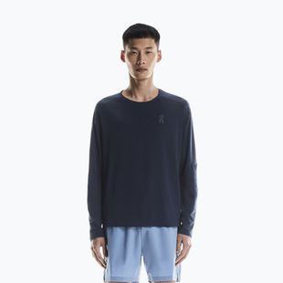 Pánské běžecké tričko Longsleeve On Performance Long-T navy/black