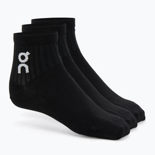 Ponožky On Logo Sock Mid 3 pary black