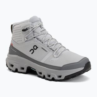 Pánské turistické boty On Cloudrock Mid Waterproof glacier/alloy