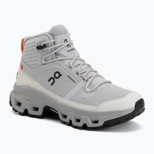 Dámské turistické boty On Cloudrock Mid Waterproof glacier/alloy