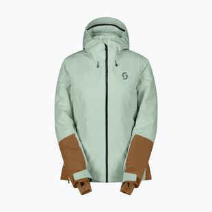 Dámská lyžařská bunda SCOTT Ultimate Dryo Tech fresh green/bread brown
