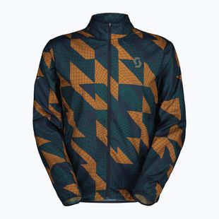 Pánská běžecká bunda SCOTT Endurance Tech Windbreaker dark blue/bread brown
