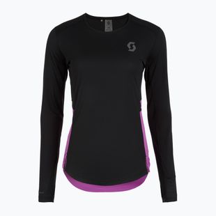 Dámské tričko Longsleeve SCOTT Endurance Tech black/liquid purple