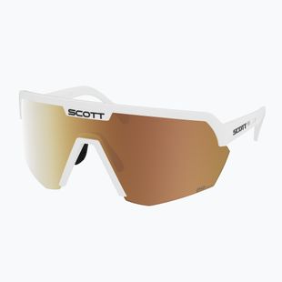 Sluneční brýle SCOTT Sport Shield LS white matt/amp ls gold chrome