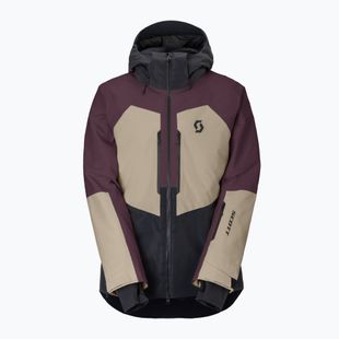 Pánská lyžařská bunda SCOTT Ultimate Dryo cocoa red/portobello beige