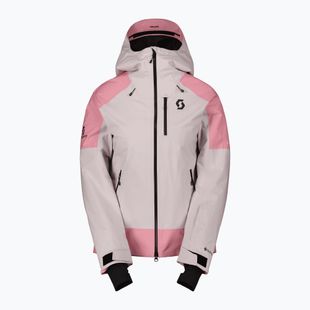 Dámská lyžařská bunda SCOTT Ultimate GTX wax pink/cocoa red