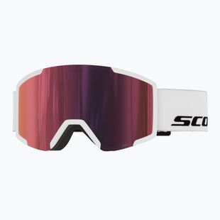 Lyžařské brýle SCOTT Shield white/amp red chrome