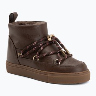 Dámské sněhule INUIKII Full Leather Gloss brown