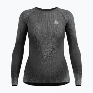 Dámská termoakční mikina Odlo Performance Warm Blackcomb Bl Top Crew Neck black