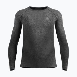 Pánská termoakční mikina ODLO Performance Warm Blackcomb Bl Top Crew Neck black