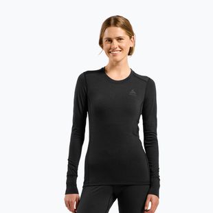 Dámská termo mikina ODLO Merino 200 Bl Top Crew Neck black