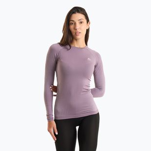 Dámská termoakční mikina ODLO Performance Warm Bl Top Crew Neck gray ridge