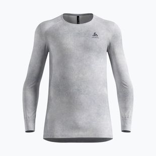 Pánská termoakční mikina ODLO Active Warm X Pow Bl Top Crew Neck odlo silver grey
