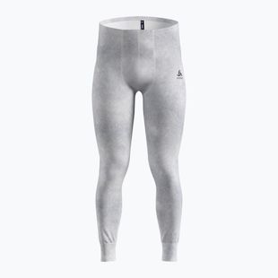 Pánské termo kalhoty ODLO Active Warm X Pow Bl Bottom Long odlo silver grey