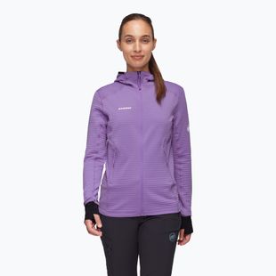 Dámská trekingová mikina Mammut Taiss Light ML Hooded lavandin black