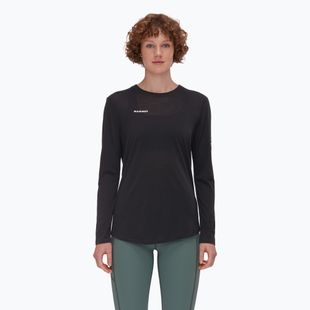Dámské tričko Longsleeve Mammut Tree Wool FL black 01700