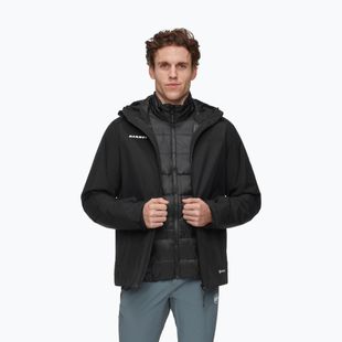 Pánská bunda 3v1 Mammut Treeline 3 in 1 HS Hooded Jacket Men black/black