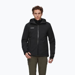 Pánská nepromokavá bunda Mammut Linard HS Thermo Hooded Jacket Men black