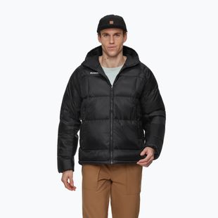 Pánská péřová bunda Mammut Glacier Glow Insulation Hooded black