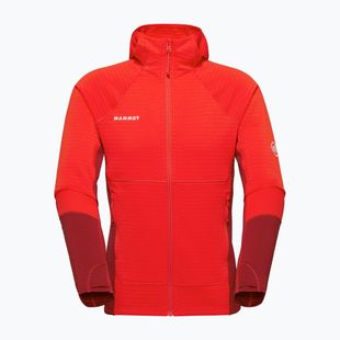 Pánská mikina Mammut Taiss ML Hooded mammut red/dark mammut