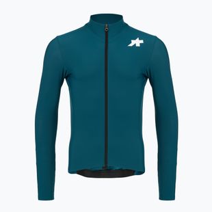 Pánské cyklistické tričko Longsleeve ASSOS Mille GT Spring Fall Jersey S11 deep petrol