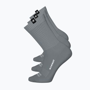 Ponožky Mammut Everyday Crew 3 pairs black/strata/white