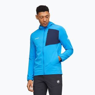 Pánská trekingová mikina Mammut Madris Light ML Hooded Jacket Men glacier blue/marine