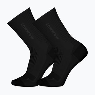 Ponožky Mammut Multisport Crew Socks 2 pack black/black