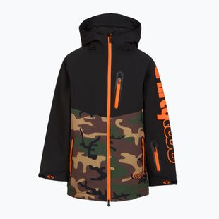 Dětská snowboardová bunda ThirtyTwo Grasser Insulated black/orange