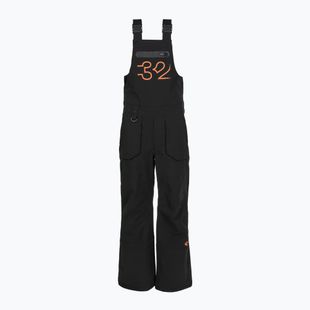 Dětské snowboardové kalhoty ThirtyTwo Basement Bib black/orange