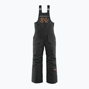 Dětské snowboardové kalhoty ThirtyTwo Basement Bib black/orange