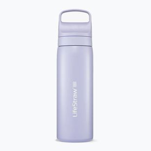 Cestovní láhev LifeStraw Go 2.0 Steel z filtrem 500 ml provence purple