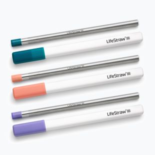 Filtrační brčko na vodu LifeStraw SIP 3 pcs. laguna/thistle/apricot