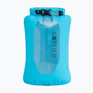 Voděodolný vak Exped Drybag Versa Clear 3 l cyan