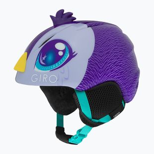 Dětská lyžařská helma Giro Launch Plus purple penguin
