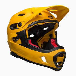 Cyklistická přilba Bell FF Super DH MIPS Spherical matte gloss yellow/black
