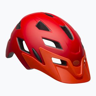 Dětská cyklistická přilba Bell Sidetrack Integrated MIPS Jr matte red/orange