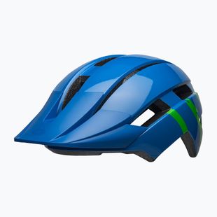 Dětská cyklistická přilba Bell Sidetrack II strike gloss blue/green