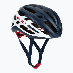 Cyklistická přilba Giro Agilis Integrated MIPS matte midnight white/red