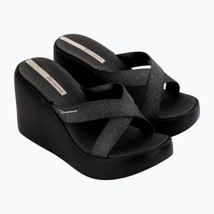 Dámské pantofle Ipanema High Fashion II Slide black/glitter/beige