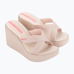 Dámské pantofle Ipanema High Fashion II Slide beige/glitter/pink