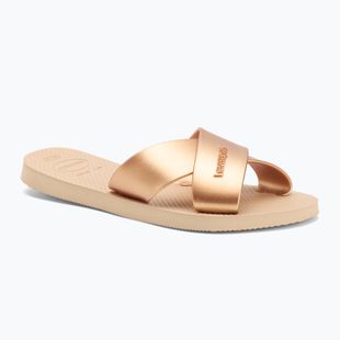 Dámské nazouváky Havaianas Aqua Metallic golden