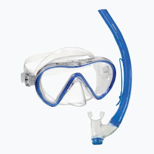 Šnorchlovací sada Mares Combo Stream královsky royal blue/clear