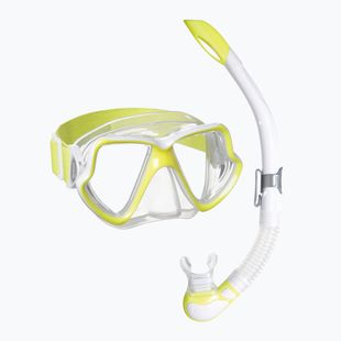 Šnorchlovací sada Mares Combo Wahoo Neon yellow/white/clear 411779SF