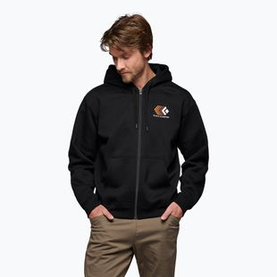 Pánská mikina Black Diamond Faded Full Zip Hoody black