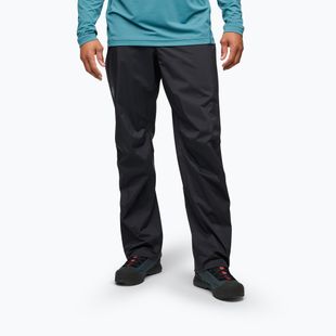 Pánské kalhoty do deště Black Diamond Fineline Stretch FZ black