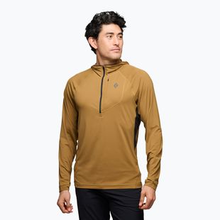 Pánská trekingová mikina Black Diamond Alpenglow Pro Hoody len